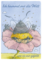 Hummely Postkarte Welt