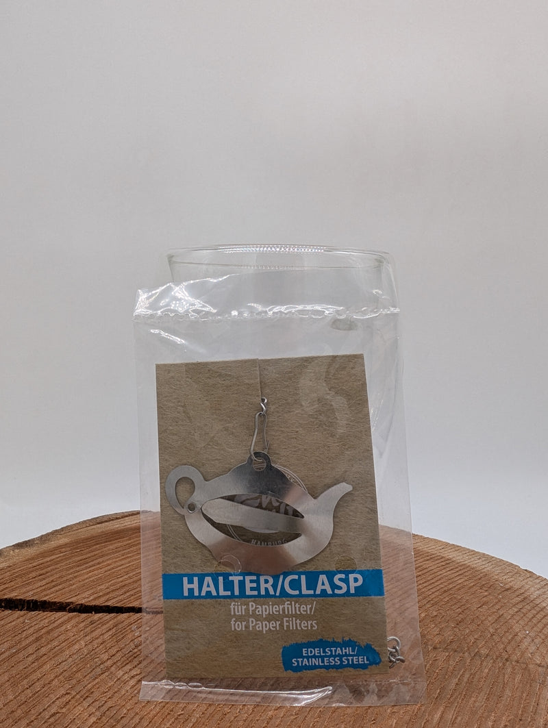 Clip Halter für Teebeutel "Teekanne"