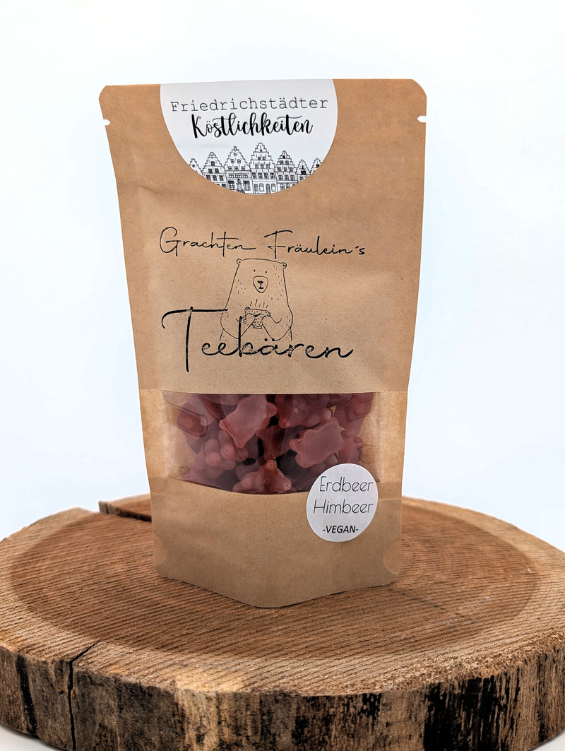 Teebären Erdbeer Himbeer VEGAN